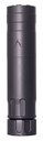 Rugged Suppressors Razor762, 7.62mm 1.50 in Diameter, Stainless Steel, Black Cerakote Finish, 5/8 in-24 tpi, RZR01762