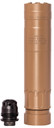 Rugged Suppressors Razor556, 22 Cal (5.56mm), 6.40 in L FDE Stainless Steel, Includes 1/2 in-28 M2 QD Brake, RZRFDE556