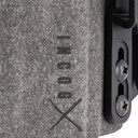 Safariland INCOG0835A0CX261 IncogX IWB Black/Gray Boltaron Belt Clip Fits Glock 17/19 Right Hand, Holster