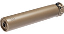 Surefire SOCOM300 SPS Suppressor, 7.9 in, 300 Blackout, Alloy/Stainless, FDE, Fast-Attach, SOCOM300-SPS-DE