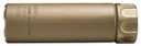 Surefire SOCOM556-MINI2 Suppressor, 5.56 NATO, 5", Alloy/Stainless, FDE, Fast-Attach, SOCOM556-MINI2-DE