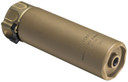 Surefire SOCOM556-MINI2 Suppressor, 5.56 NATO, 5", Alloy/Stainless, FDE, Fast-Attach, SOCOM556-MINI2-DE