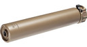 Surefire SOCOM556-RC2 Suppressor, 5.56 NATO, 6.4", Alloy/Stainless, FDE, Fast-Attach, SOCOM556-RC2-DE