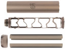 SilencerCo Sparrow 22 TI Suppressor, 22 LR to 5.7x28mm, 5.08", Titanium, Bronze, SU5329