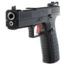American Precision Firearms Strike One, Ergal, Semi-auto, Striker Fired, Full Size, Aluminum Frame Pistol, 9MM, 5 in Barrel, No Manual Safety, Matte Finish, Black, Fiber Optic Front Sight with Adjusta
