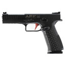 American Precision Firearms Strike One, Ergal, Semi-auto, Striker Fired, Full Size, Aluminum Frame Pistol, 9MM, 5 in Barrel, No Manual Safety, Matte Finish, Black, Fiber Optic Front Sight with Adjusta