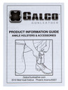 Galco AG158B Ankle Glove Size Fits Ankles up to 13 in Black Leather Hook & Loop Fits S&W J Frame Fits Charter Arms Undercover Right Hand, Holster