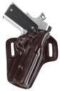 Galco CON266B Concealable OWB Black Leather Belt Slide Fits 1911 Right Hand, Holster