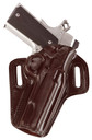 Galco CON266H Concealable OWB Havana Brown Leather Belt Slide Fits 1911 Right Hand, Holster