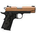 Browning Black Label, 1911, Single Action, Semi-auto, Metal Frame Pistol, Compact, 380 ACP, 3.6 in Barrel, Cerakote Finish, Northern Lights, Black Frame, Stippled Laminated Wood Grips, 3 Dot Sights, 10 Rounds, 2 Mags 051993492