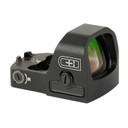 C&H Precision EDC, Reflex Sight, 3 MOA Red Dot, CNC Machined One Piece Aluminum Housing, 50,000 Hour Battery Life, Matte Finish, Black RD-EDC-RD-RMSC