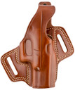 Galco FL226 Fletch OWB Tan Leather Belt Slide Compatible w/Glock 19 Gen1-5/19X/23 Gen2-5/32/45 Belt Up to 1.75 in Wide Right Hand, Holster