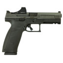 CZ P-10F, Striker Fired, Semi-auto, Polymer Frame Pistol, Sub-Compact, 9MM, 4.5 in Barrel, Nitride Finish, Black, Night Sights, 19 Rounds, 3 Mags, Holosun SCS Installed 086092