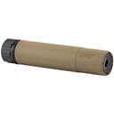 Dead Air Armament Sandman-S, Rifle Suppressor, 5.56MM/7.62MM, Stainless Steel, Flat Dark Earth, with Mount SMS762MIL
