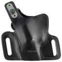 Galco SIL212B Silhouette OWB Black Leather, Fits 1911/3-5 in Barrel, Belt Slide Mount, Right Hand, Holster