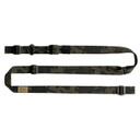 Edgar Sherman Design ESD Sling, 2-Point Combat Sling, 1 in Webbing, Polymer Hardware, Matte Finish, Multicam Black ESD-SL-MCB