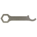 Energetic Armament VOX Wrench, Mount Spanner, 1-1/4 in Hex Wrench for End Caps, Stainless Steel, Silver EA20