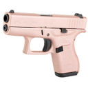 Glock 42, Striker Fired, Semi-auto, Polymer Frame Pistol, Sub-Compact, 380 ACP, 3.25 in Barrel, Cerakote Finish, Rose Gold, 6 Rounds, 2 Mags UI4250204-RG