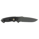 Hogue Sig EX-F01 Tactical, Fixed Blade Knife, Cerakote Finish, Gray, Black G10 Handle, Drop Point, Plain Edge, 5.5 in Blade Length, Includes auto Retention Sheath with Torx Tool 37172