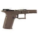 Lone Wolf Distributors Dusk19 Textured Frame, Built, Striker Fired, Semi-auto, Compact, Fits 3rd and 4th Generation Glock 19 Slides, Matte Finish, Brown, Integral Locking System LONELWD-CCS-BUILT-BRN