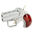 Old West Short Bore, Derringer, 38 Special, 2.75 in Barrels, Satin Finish, Silver, Rosewood Grips, 2 Rounds, Guardian Package, Trigger Guard SBG38SR