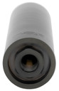 Otter Creek Labs Lithium Suppressor, 9MM, Threaded 1.375x24, Titanium, Cerakote Finish, Black, Includes 1/2x28 Direct Thread Adaptor and Tube Clamp LIT9