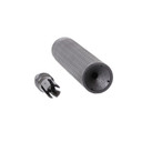Radical Firearms Sinter Titanium Suppressor, 7.62MM, 8 in Length, 1.75 in Diameter, 16oz, Black High Temp Cerakote, Full Auto Rated, Muzzle Brake Taper Mount Design STS762