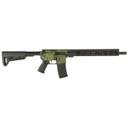 Shark Coast Tactical Celtic, Semi-auto Rifle, AR, 223 Remington/556NATO, 16 in Barrel, Deep Laser Engraved Receiver, Celtic Design, Cerakote Finish, Distressed Green, Black Magpul MOE SL Stok, Black M