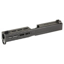 Sylvan Arms Complete Custom Slide, Trijicon RMR Slide Cut, For Glock 17 GEN5, DLC Finish, Black, Includes Internals, RMR Cover/Adapter Plate, RMR Locating Pins and Plate Screws GL17G4SK