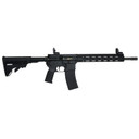 Tippmann M4-22 Elite, Semi-auto Rifle, AR, 22 LR, 16 in Barrel, Aluminum MLOK Handguard, Matte Finish, Black, M4 Collapsible Stock, Front/Rear Flip Sights, 1 Mag, 25 Rounds A101032