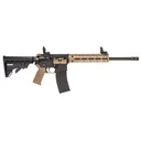 Tippmann M4-22 Pro, Semi-auto Rifle, AR, 22 LR, 16 in Barrel, A2 Birdcage Flash Hider Matte Finish, Black, Flat Dark Earth Composite Free Float M-LOK Handguard and Grip, M4 Collapsible Stock, Front/Re