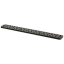 Ultradyne USA UD Arca Dynalock Rail, MLOK Compatible, 12.45 in Long, 8.4 oz, Aluminum Construction, Anodized Finish, Black UD20083