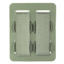 Vertx MAP Admin Double, Velcro MOLLE Adapter Panel System, Gray VTX5252