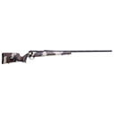 Weatherby Mark V High Country, Bolt Action Rifle, 270 Weatherby Magnum, 26 in Spiral Fluted #2 Contour Barrel, Threaded 1/2-28, 1:10 in Twist, Deep Fluted Bolt, Cerakote Finish, Graphite Black, Peak 4