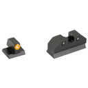 XS Sights R3D, 2.0, Tritium Night Sight, For Desert Eagle (.44 Mag/.50AE), Standard Height, Orange Front Outline, Green Tritium Front/Rear MR-R201S-6N