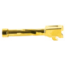 Zaffiri Precision Pistol Barrel, 9MM, 4.65 in, Threaded 1/2X28, Titanium Nitride Finish, Gold, Fits Sig P320 Compact ZP.320BTG