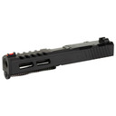 Zaffiri Precision ZPS.2, Optics Ready Complete Slide, RMR Footprint, Lightening Cuts, Black Barrel, HD Fiber Sights, Cerakote Finish, Armor Black, For Glock 19 Gen 3, Gen 3 Upper Parts Kit w/Polymer R