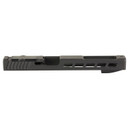 Zaffiri Precision ZPS.3, Optics Ready Stripped Slide, RMR Footprint, Lightening Cuts, Cerakote Finish, Armor Black, For Glock 17L Gen 3, Includes Black Anodized Optics Plate Cover and Screws ZPS.3.G17L.BLK