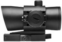 NcStar DLB140R 40mm with Red Laser Black Anodized 1 x 3 MOA, Red Dot Sight
