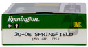Remington 23699 UMC 30-06Springfield 150gr Full Metal Jacket 20 Per Box/10 Case Centerfire, Rifle Ammunition