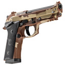 Beretta SPEC0730A10 92XI Combat Full Size Frame 9mm Luger 10+1 4.70 Black Inox Steel Barrel, Chocolate Chip Camo Cerakote Serrated Steel Slide & Steel Frame w/Beavertail & Pic Rail, Black Textured Grip, Ambi, Pistol