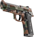 Beretta SPEC0731A15 92XI Combat Full Size Frame 9mm Luger 15+1 4.70 Black Inox Steel Barrel, Battle Dress Uniform Cerakote Serrated Steel Slide & Steel Frame w/Beavertail & Pic Rail, Black Textured Grip, Ambi, Pistol