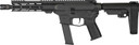 CMMG 40A330FAB Banshee MKGS 40 S&W 22+1 8 Black Nitride Medium Taper Threaded Barrel, EML 7 M-LOK Handguards, Black Armor Cerakote Aluminum Pic Rail Receiver, CMMG Zeroed Grips, Ambi, Tactical Pistol