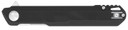 CobraTec Knives CTMONBLK Monarch 3.50 Fold Plain Satin D2 Steel Blade, 4.75 Black G10 Handle, Knife