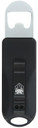 CobraTec Knives CTOTFBOBLK Bottle Opener Black Aluminum/Stainless Steel
