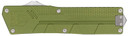 CobraTec Knives CTPRNEDGODG Paragon Sports South Exclusive OTF Plain Satin VG-10 SS Blade Green Textured, Knife