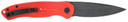 CobraTec Knives REDDIABLOAUTO Diablo 3.50 Fold Black Stonewashed D2 Steel Blade, 4.75 Red Textured G10 Scales Handle, Knife
