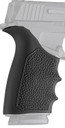 Hogue 18520 Grip Sleeve Handall Beavertail Black Rubber