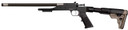 Keystone KSA2185 Precision 6061 22 LR Single Shot 16.12 Carbon Fiber Threaded Barrel, Black Anodized Pic Rail Aluminum Receiver, Black/FDE Adj Buffer Tube Style Butt Stock, Right Hand, Rimfire Rifle