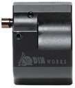 Odin Works GBADJ Gas Block Low Profile .750 Black Nitride Carbon Steel